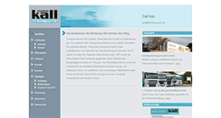 Desktop Screenshot of kall-transporte.de